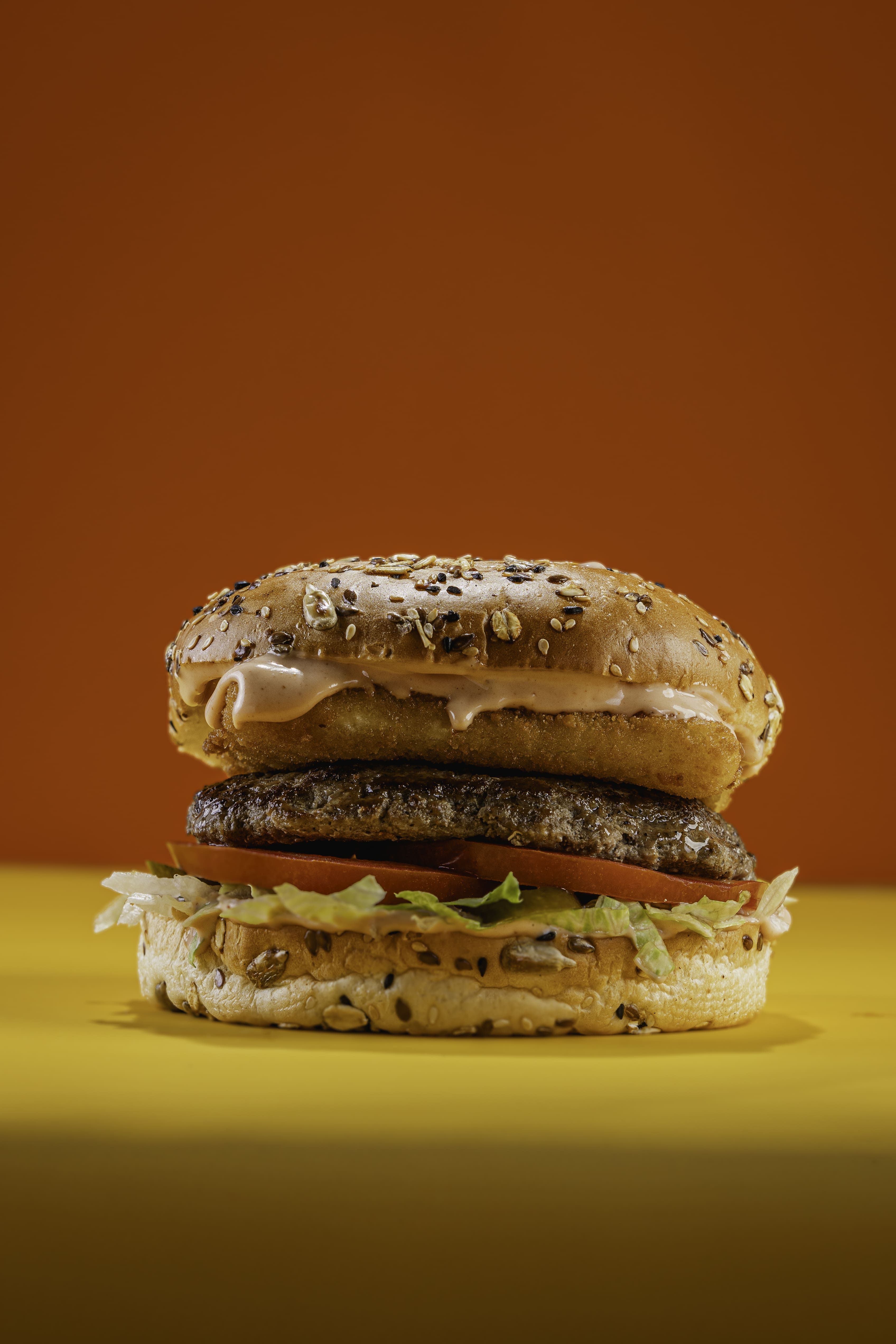 Beef Mozarella Burger